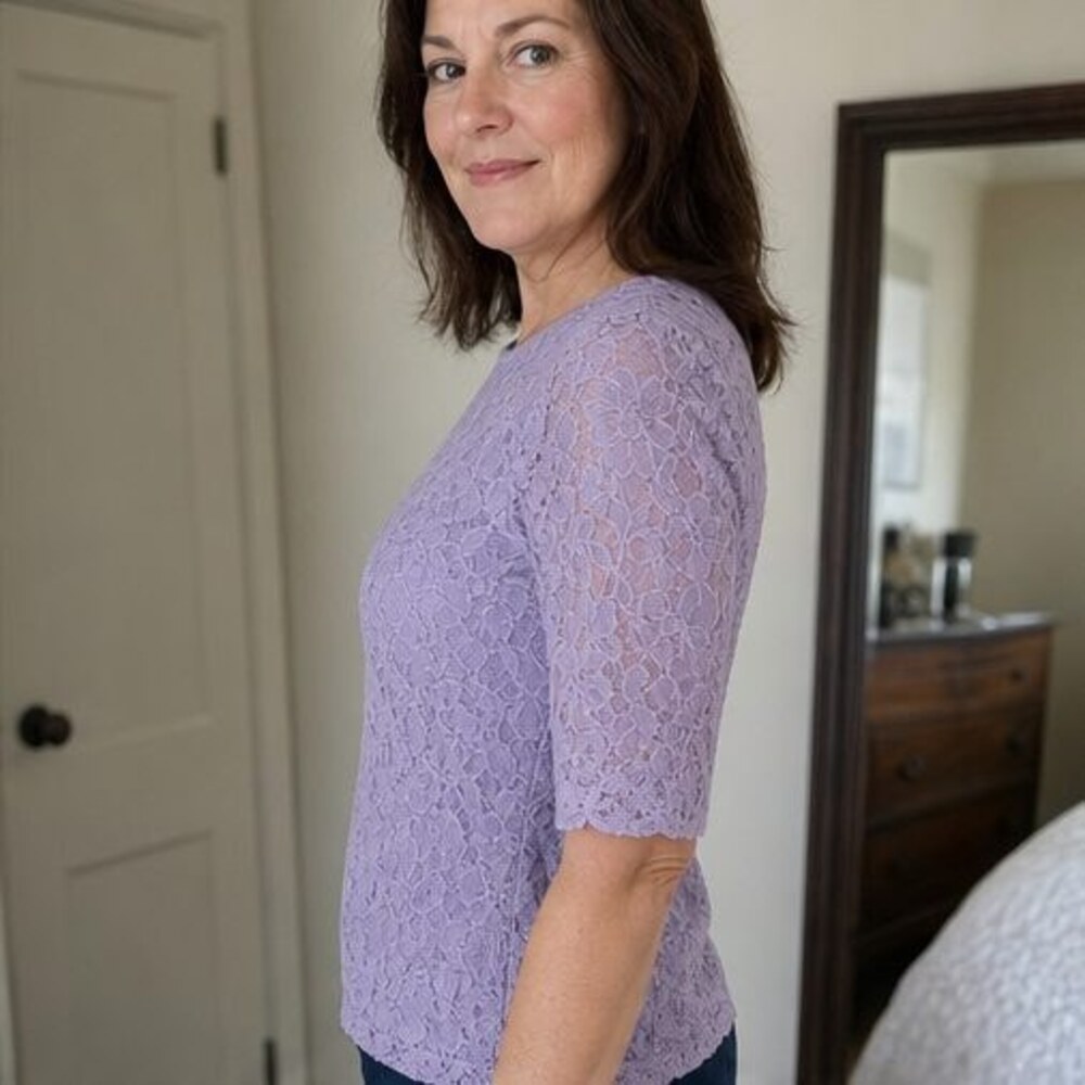 Olive Tunic Blouse - Picture 3 of 6